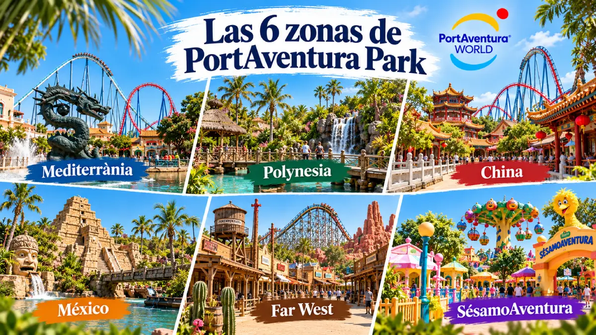 Portaventura Park - Las zonas